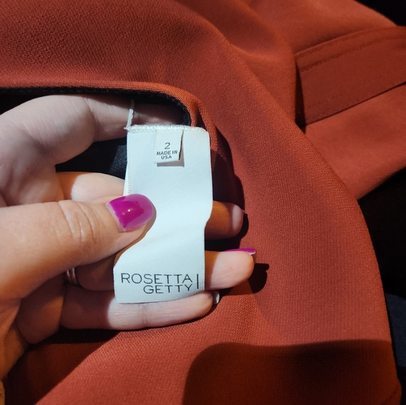 Rosetta Getty Orange Apron Top Size 2 - Picture 8 of 8